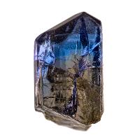 Tanzanite cristal brut, naturelle