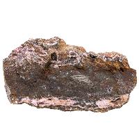 Calcite cristaux bruts avec cobaltocalcite rose